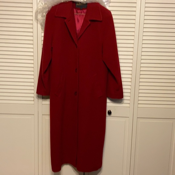 Pendleton Jackets & Blazers - Pendleton 70 Lambswool Long Coat Size 12